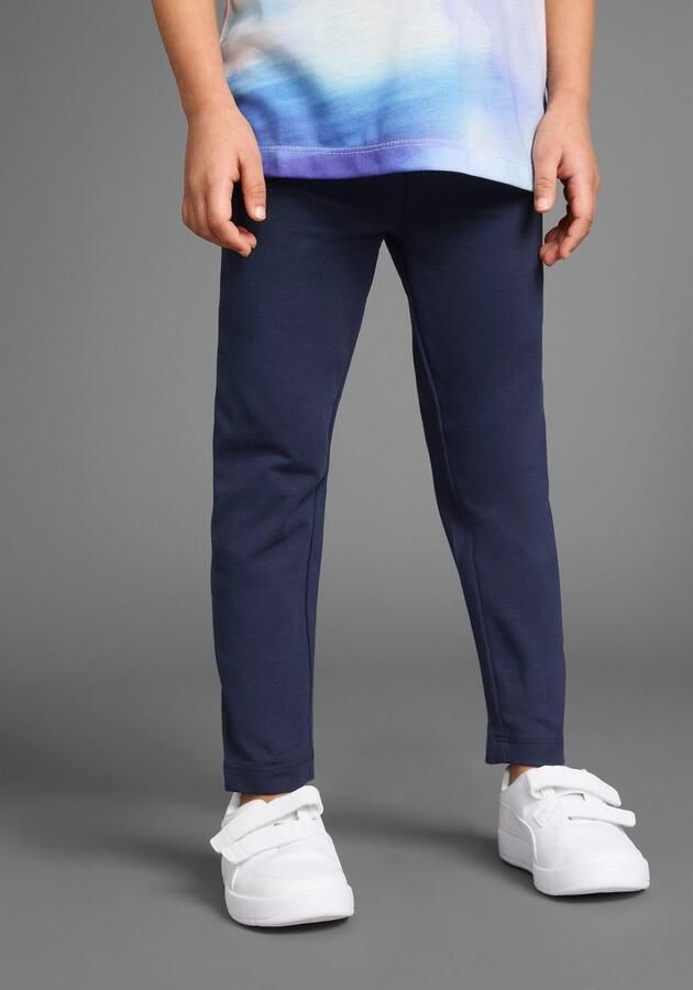 KIDSWORLD Legging 2-pack gestreepte leggings voor kleine meisjes (set 2-delig)