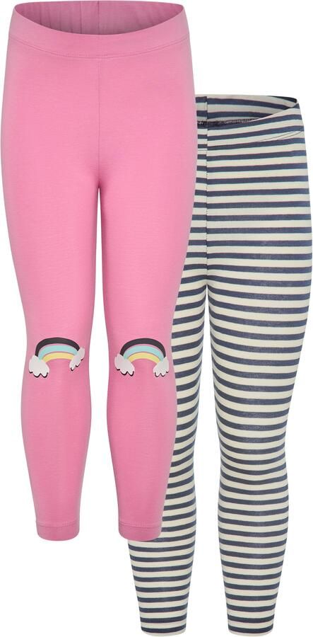 KIDSWORLD Legging 2-pack leggings met regenboog en strepen (2-delig) - Foto 6