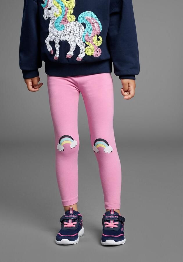 KIDSWORLD Legging 2-pack leggings met regenboog en strepen (2-delig) - Foto 2