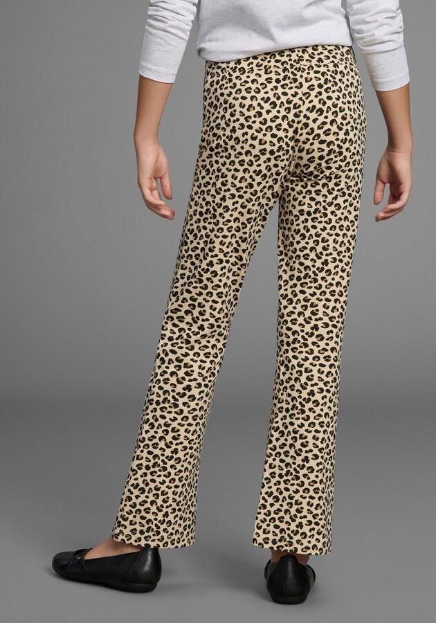 KIDSWORLD Legging met uitlopende pijpen Jazzpants bootcut luipaardprint - Foto 5