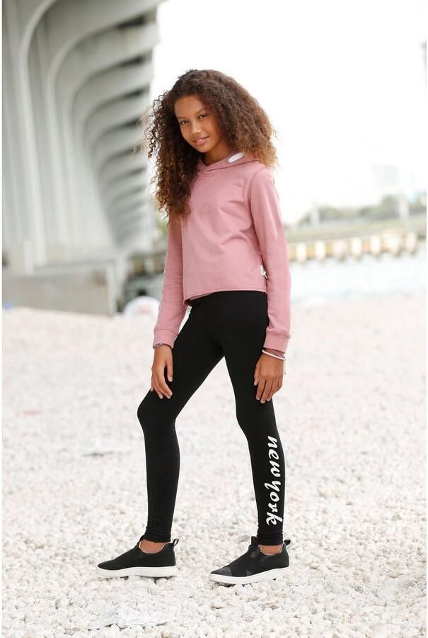 KIDSWORLD Legging Stretch-Leggings met New York print - Foto 2