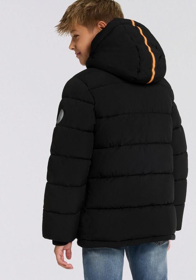 KIDSWORLD Outdoorjack Winterwarme jas gewatteerd Trendy winterjas met reflecterende details - Foto 3