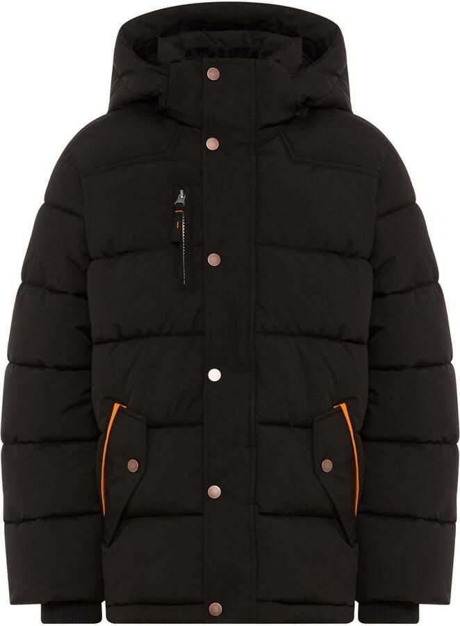 KIDSWORLD Outdoorjack Winterwarme jas gewatteerd Trendy winterjas met reflecterende details