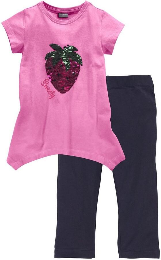 KIDSWORLD Shirt & legging 2-delig set T-shirt + leggings met omkeerbare pailletten (set 2-delig 2) - Foto 8