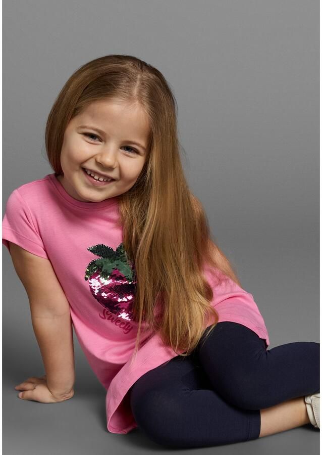 KIDSWORLD Shirt & legging 2-delig set T-shirt + leggings met omkeerbare pailletten (set 2-delig 2) - Foto 3
