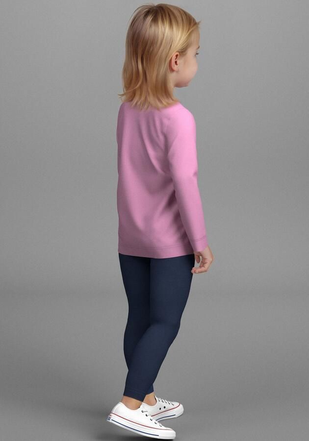 KIDSWORLD Shirt met lange mouwen 2-pack 1x effen + 1x gestreept lange mouwen shirts (2-delig) - Foto 9