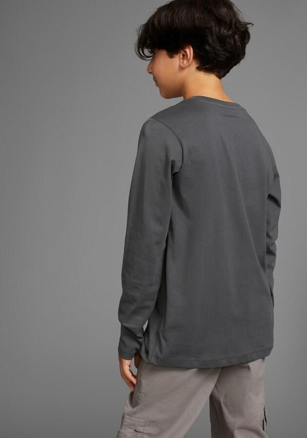 KIDSWORLD Shirt met lange mouwen BIKER casual print voor jongens - Foto 3