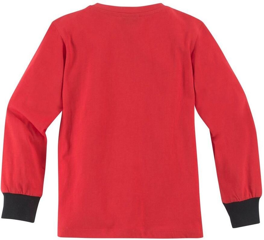 KIDSWORLD Shirt met lange mouwen Brandweer Lange mouwen basic pasvorm bedrukt ronde hals