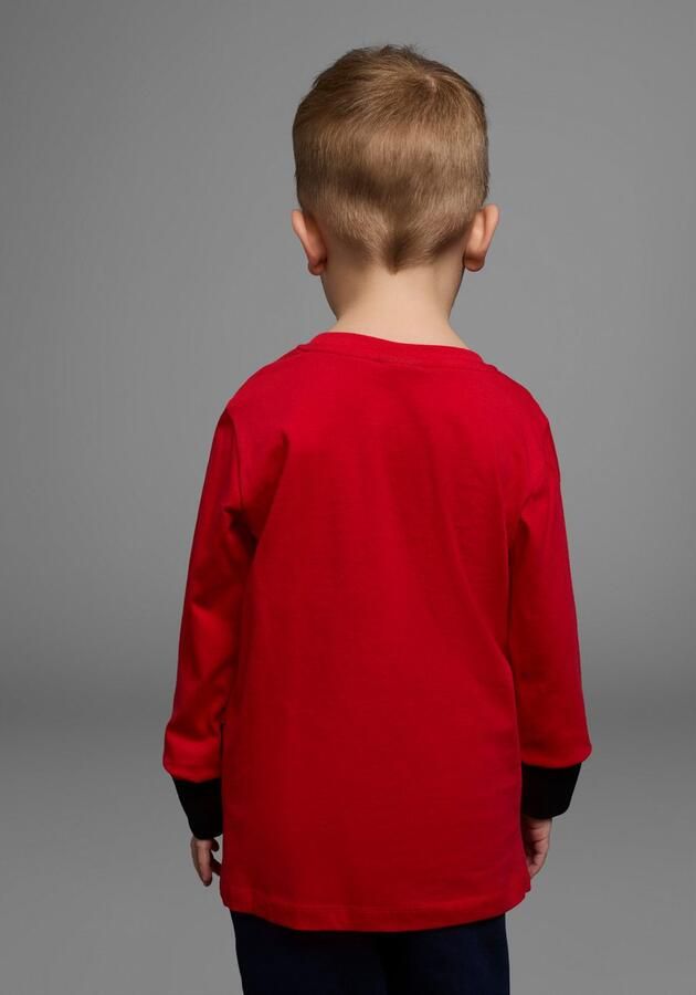 KIDSWORLD Shirt met lange mouwen Brandweer Lange mouwen basic pasvorm bedrukt ronde hals - Foto 5