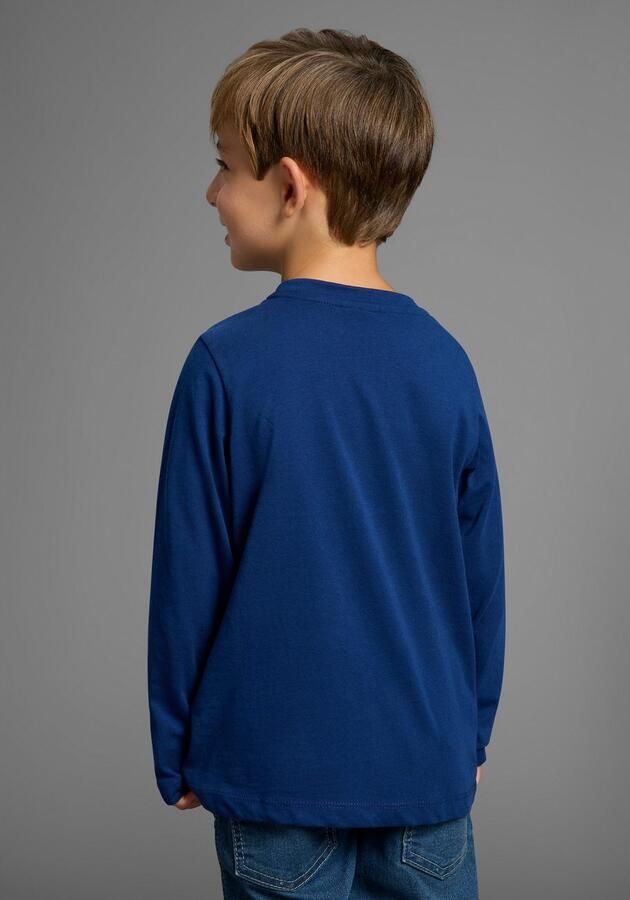 KIDSWORLD Shirt met lange mouwen Brandweer pailletten shirt Brandweer print met pailletten - Foto 3