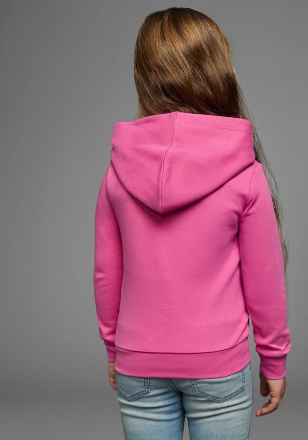 KIDSWORLD Shirt met lange mouwen Eenhoorn regenboog Lange mouwen basic pasvorm bedrukt van katoen - Foto 4