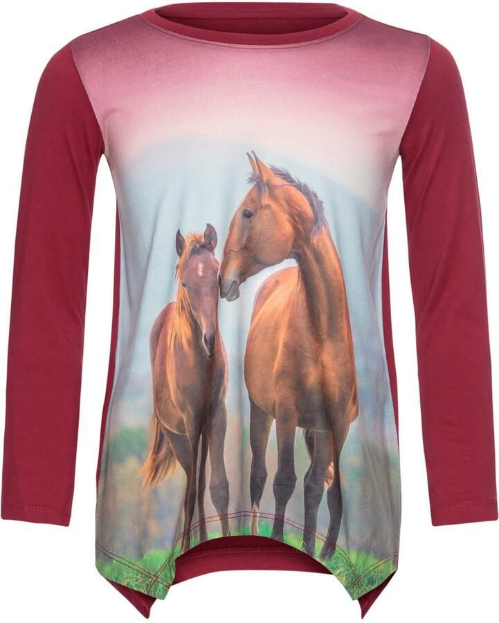 KIDSWORLD Shirt met lange mouwen & legging 2-delig set shirt + legging met paardenmotief NIEUWE KLEUR toegevoegd (set 2-delig 2)