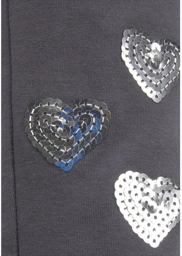 KIDSWORLD Shirt met lange mouwen & legging 2-delig set shirt + leggings met mooie paillettenapplicatie (set 2-delig 2) - Foto 3