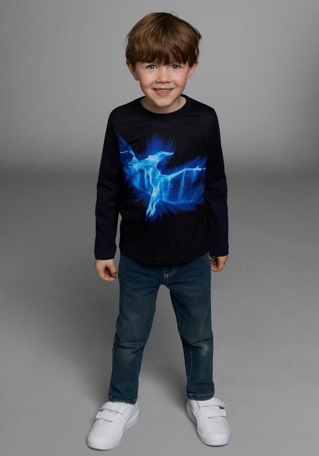 KIDSWORLD Shirt met lange mouwen FLYING DINO Lange mouwen basic pasvorm bedrukt ronde hals - Foto 5