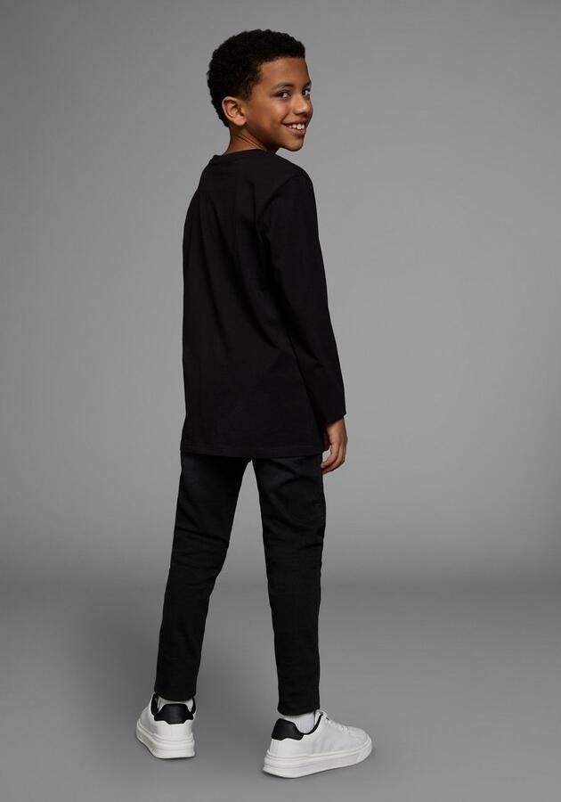 KIDSWORLD Shirt met lange mouwen Folieprint: EPIC GAMING lange mouwen met state t-print met folieprint