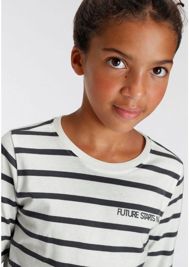KIDSWORLD Shirt met lange mouwen Future starts now! langarmig basis-pasvorm - Foto 2