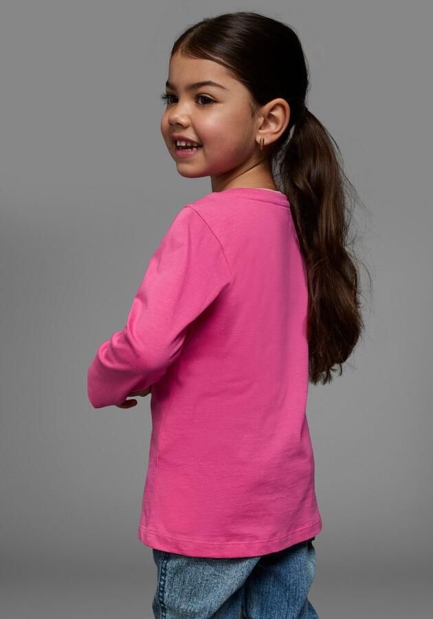 KIDSWORLD Shirt met lange mouwen Ich schmeiss alles hin und werd´ Prinzessin lange mouwen basic pasvorm met glinsterende print - Foto 3