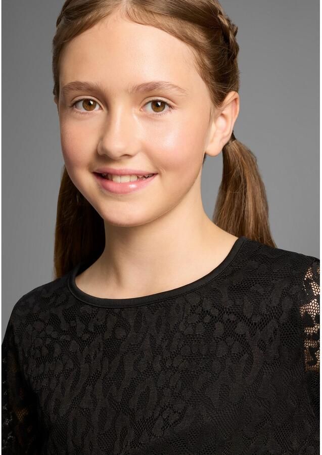 KIDSWORLD Shirt met lange mouwen Kanten shirt Voor elke gelegenheid shirt met kant - Foto 2