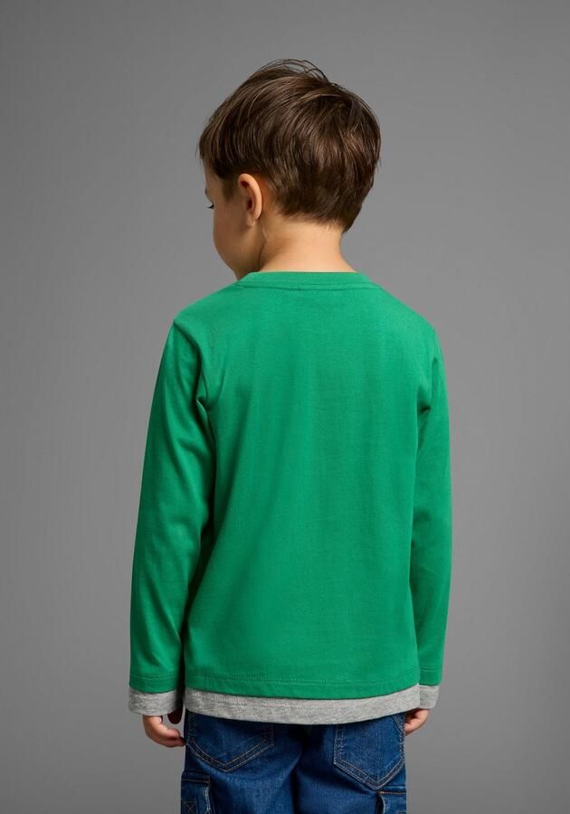 KIDSWORLD Shirt met lange mouwen Let op knutselwerk Shirt met coole vossendruk - Foto 3