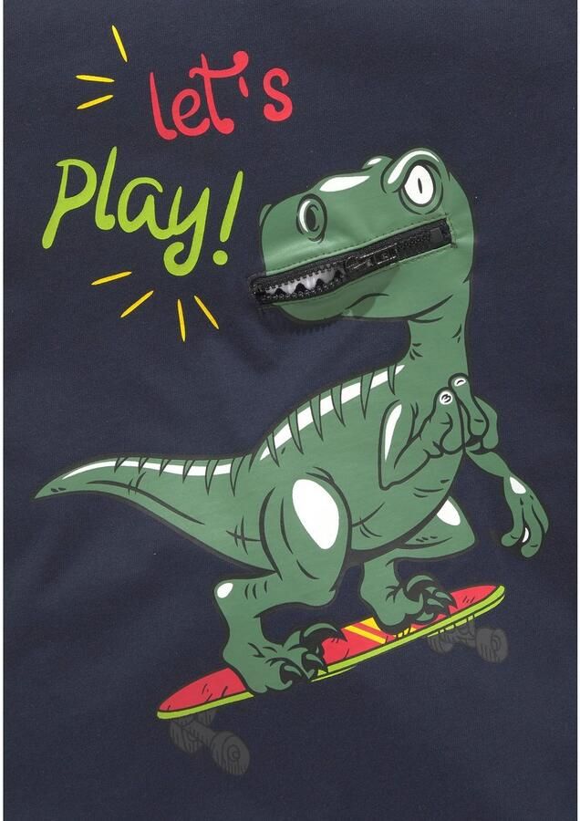 KIDSWORLD Shirt met lange mouwen LET´S PLAY Lange mouwen basic stijl van katoen