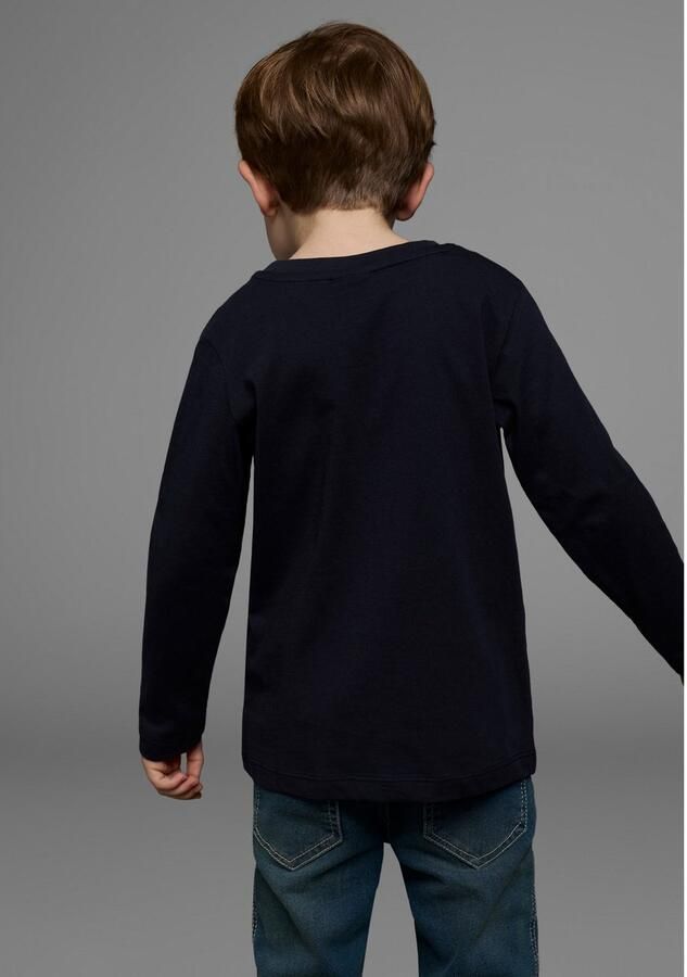 KIDSWORLD Shirt met lange mouwen LET´S PLAY Lange mouwen basic stijl van katoen - Foto 2