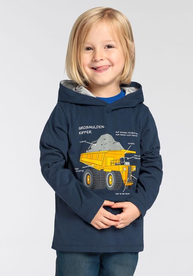 KIDSWORLD Shirt met lange mouwen LKW kiepwagen Lange mouwen basic pasvorm met modieuze print ronde hals - Foto 7