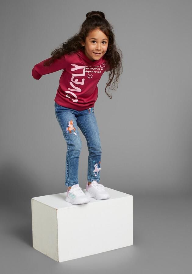 KIDSWORLD Shirt met lange mouwen LOVELY Print in verlengd model - Foto 6