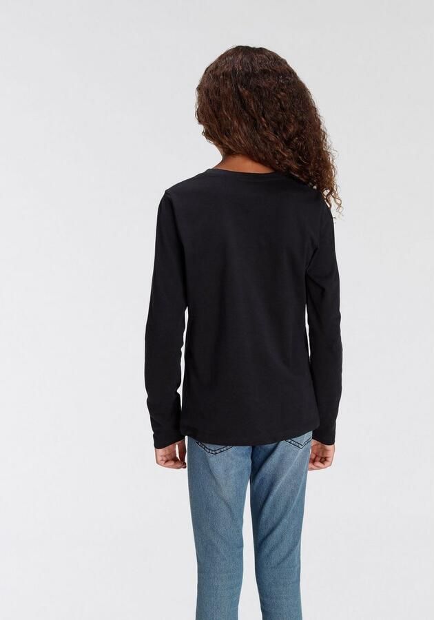 KIDSWORLD Shirt met lange mouwen NA&? lange mouwen basic pasvorm met statement-print - Foto 5