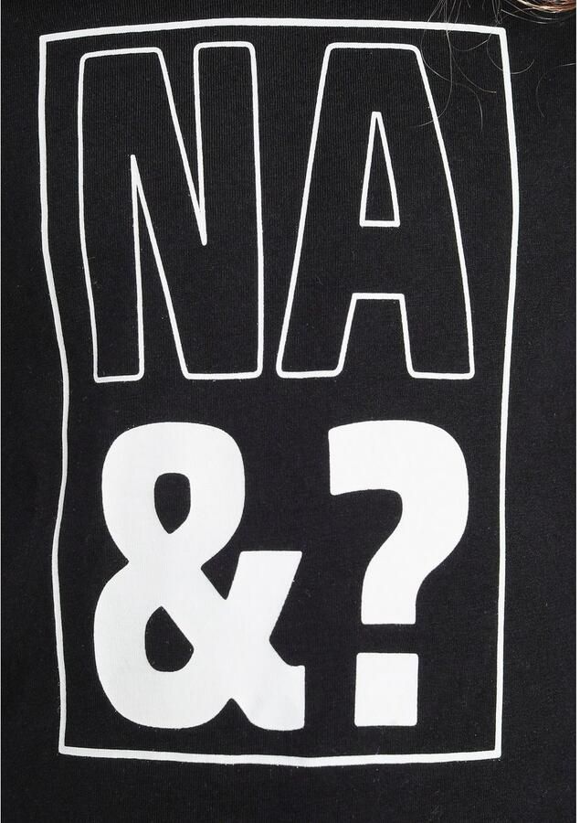 KIDSWORLD Shirt met lange mouwen NA&? lange mouwen basic pasvorm met statement-print - Foto 2