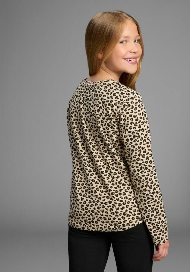 KIDSWORLD Shirt met lange mouwen Shirt in leo-look Modieuze dierenprint - Foto 8