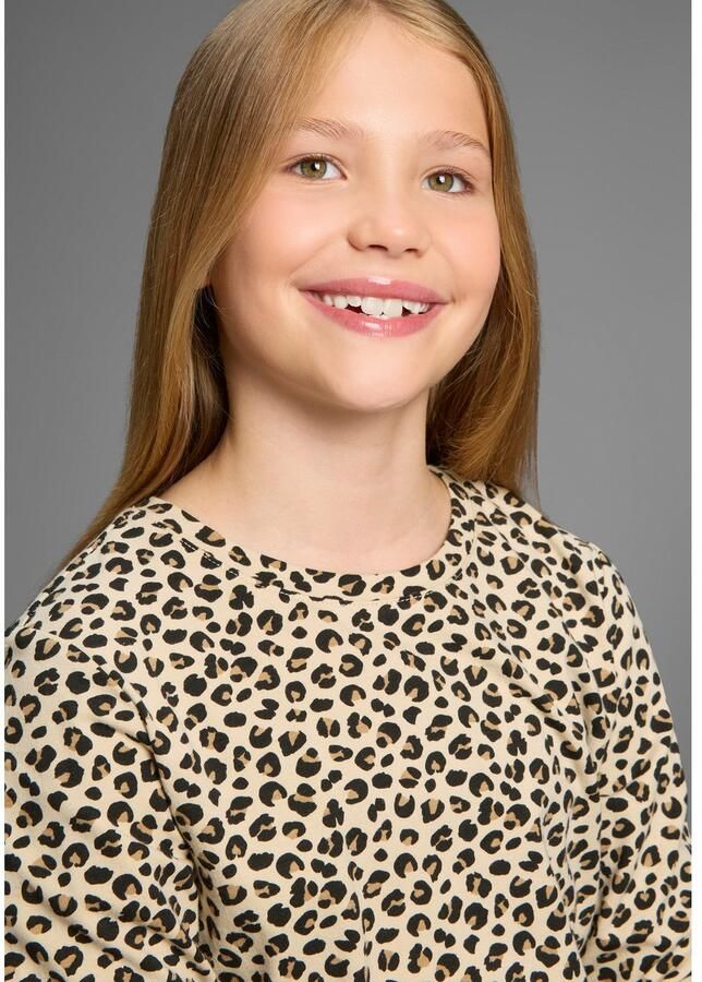 KIDSWORLD Shirt met lange mouwen Shirt in leo-look Modieuze dierenprint - Foto 2