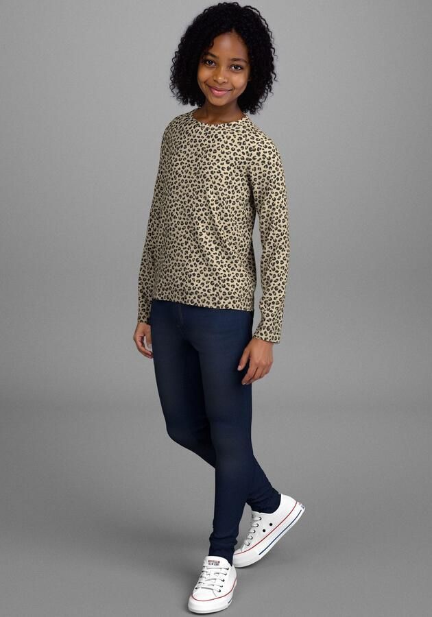 KIDSWORLD Shirt met lange mouwen Shirt in leo-look Modieuze dierenprint - Foto 5