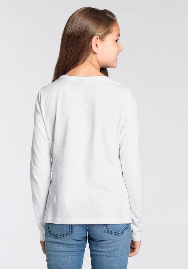 KIDSWORLD Shirt met lange mouwen Spreukshirt Langarm getailleerde snit met stijlvolle druk - Foto 5