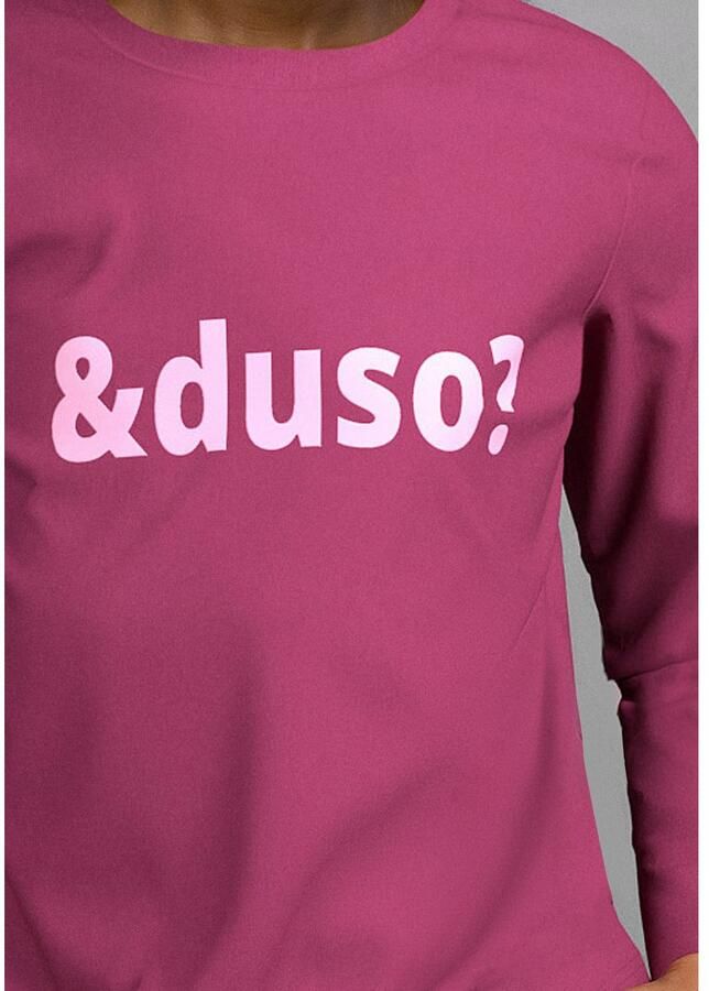 KIDSWORLD Shirt met lange mouwen Spruch: &duso? Casual spreuken-print - Foto 2