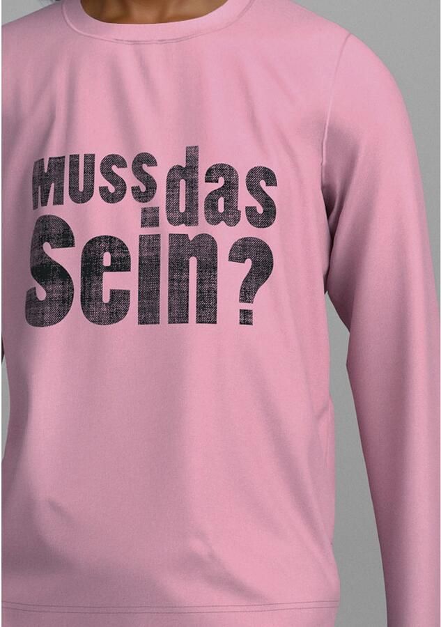 KIDSWORLD Shirt met lange mouwen Spruch: MUSS DAS SEIN - Foto 2