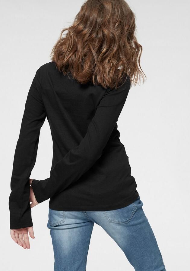 KIDSWORLD Shirt met lange mouwen Ster Lange mouwen getailleerde snit met glinsterende pailletten - Foto 3