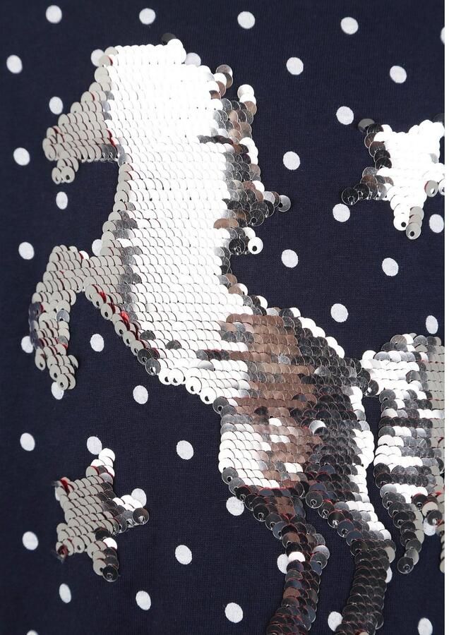 KIDSWORLD Shirt met lange mouwen Voor kleine meisjes Lange mouwen basic pasvorm bedrukt ronde hals - Foto 3