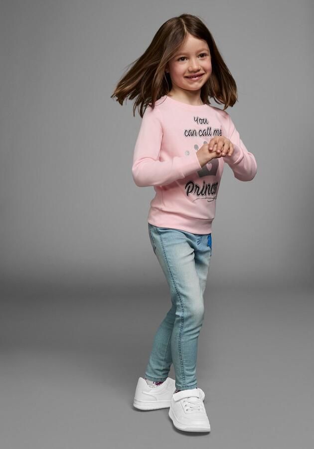 KIDSWORLD Shirt met lange mouwen YOU CAN CALL ME PRINCESS Lange mouwen basic pasvorm bedrukt ronde hals - Foto 6