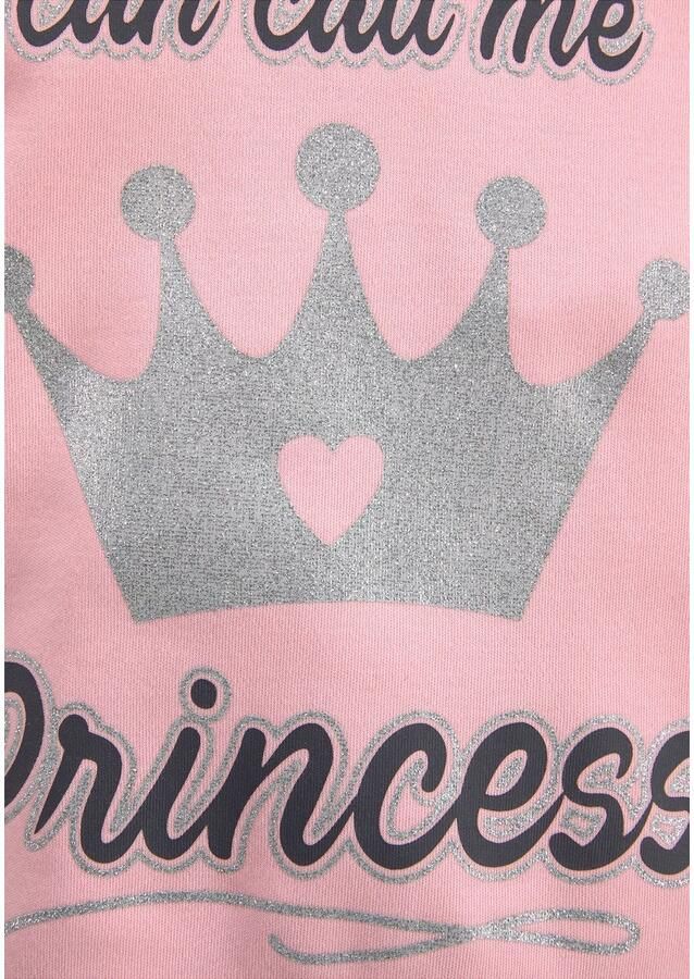 KIDSWORLD Shirt met lange mouwen YOU CAN CALL ME PRINCESS Lange mouwen basic pasvorm bedrukt ronde hals - Foto 3