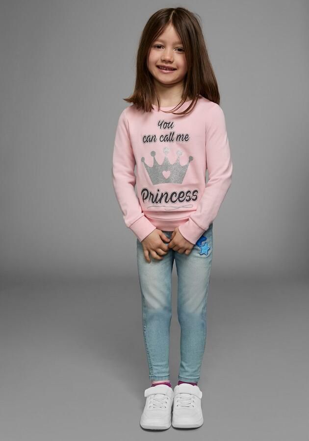KIDSWORLD Shirt met lange mouwen YOU CAN CALL ME PRINCESS Lange mouwen basic pasvorm bedrukt ronde hals - Foto 7