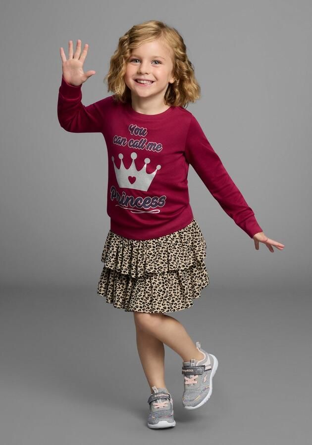 KIDSWORLD Shirt met lange mouwen YOU CAN CALL ME PRINCESS Lange mouwen basic pasvorm bedrukt ronde hals - Foto 4