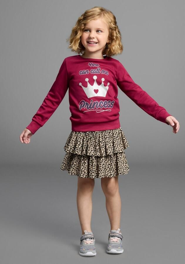 KIDSWORLD Shirt met lange mouwen YOU CAN CALL ME PRINCESS Lange mouwen basic pasvorm bedrukt ronde hals - Foto 5