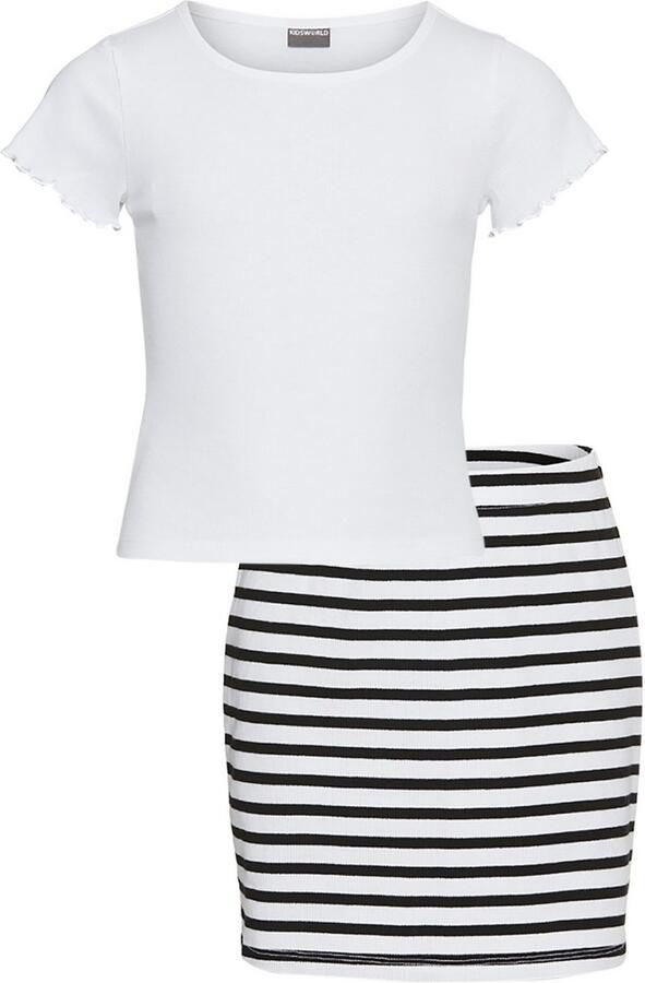 KIDSWORLD ShirtJurk Set van T-shirt en rok Outfit van T-shirt en rok (set 2-delig) - Foto 6