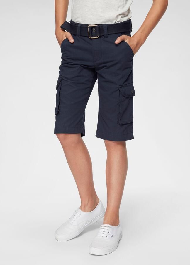 KIDSWORLD Short 2-delige bermuda s met riem met textielriem voor jongens (set 2-delig) - Foto 5