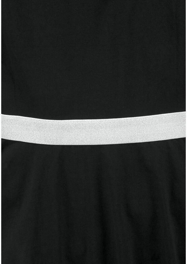 KIDSWORLD Skaterjurk Met glitterband feestelijk knie-vrij 3 4-mouwen van katoenmix