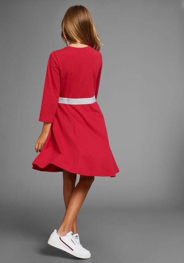 KIDSWORLD Skaterjurk Met glitterband feestelijk knie-vrij 3 4-mouwen van katoenmix - Foto 2