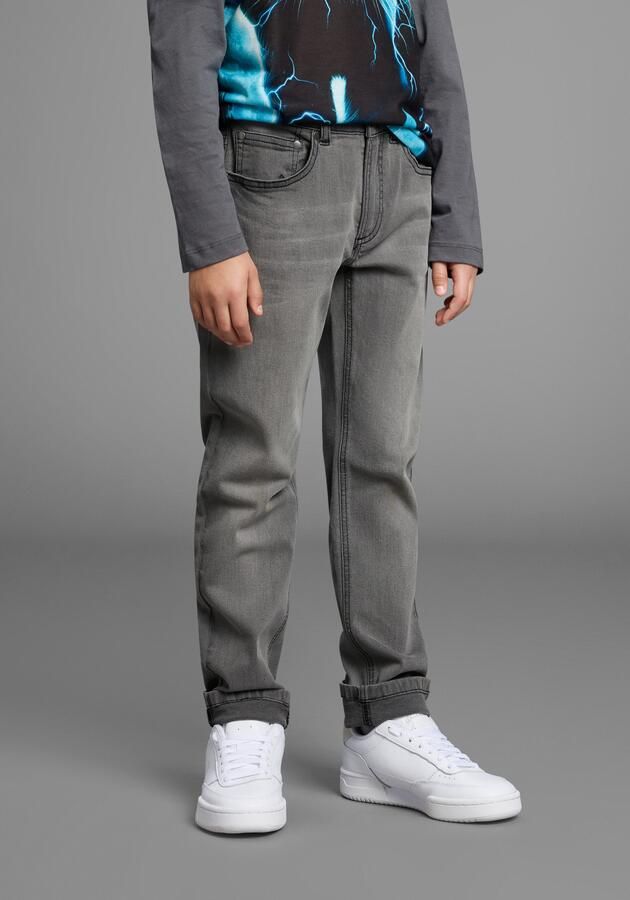 KIDSWORLD Straight jeans Rechte stretchjeans in authentieke wassing - Foto 5