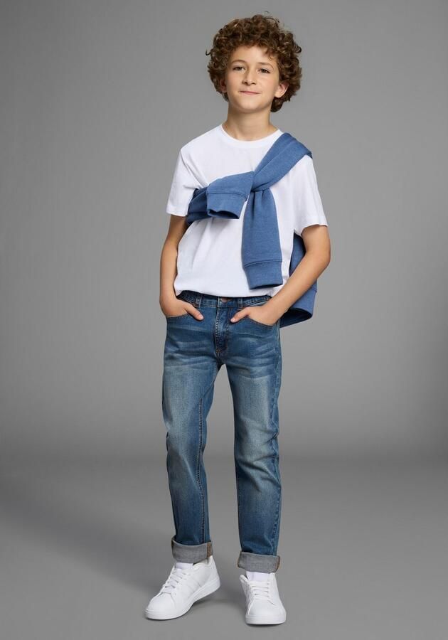 KIDSWORLD Straight jeans Rechte stretchjeans in authentieke wassing - Foto 3