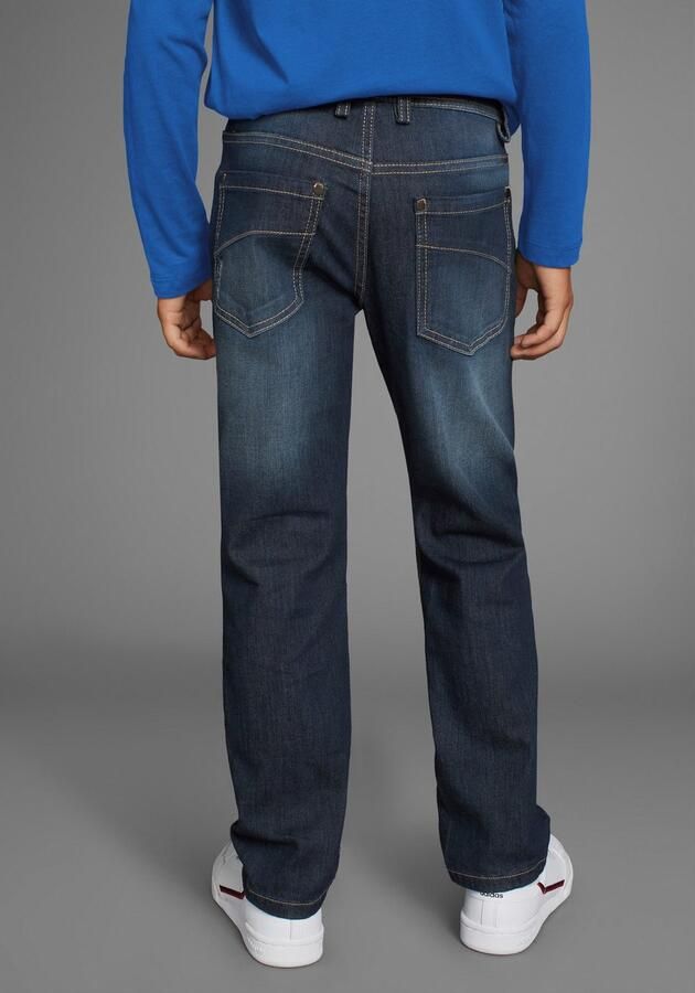 KIDSWORLD Stretch jeans Straight-fit jeans met Distroy-effecten - Foto 2