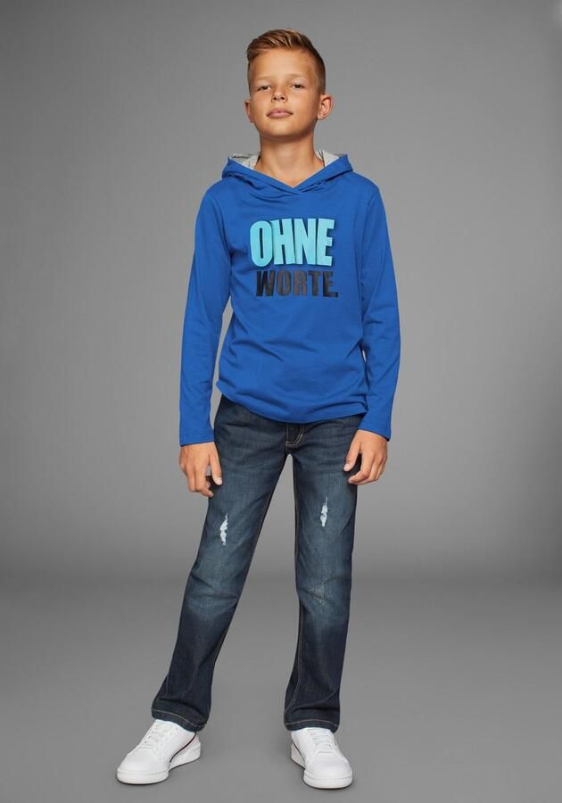 KIDSWORLD Stretch jeans Straight-fit jeans met Distroy-effecten - Foto 4